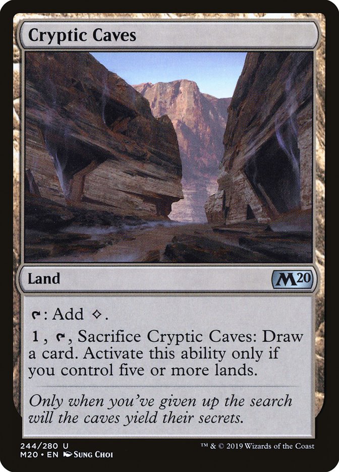 Cryptic Caves [Core Set 2020] | Tables and Towers