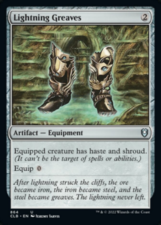 Lightning Greaves [Commander Legends: Battle for Baldur's Gate] | Tables and Towers