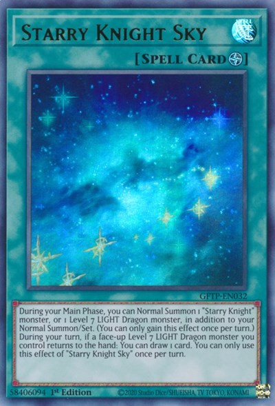 Starry Knight Sky [GFTP-EN032] Ultra Rare | Tables and Towers