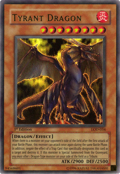 Tyrant Dragon [LOD-034] Ultra Rare | Tables and Towers