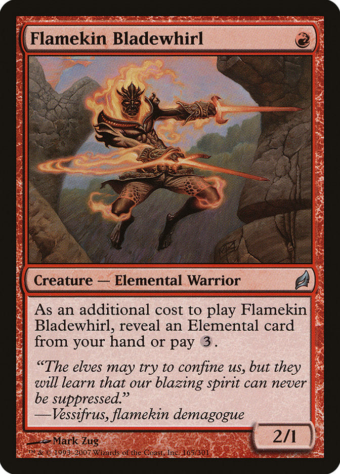 Flamekin Bladewhirl [Lorwyn] | Tables and Towers