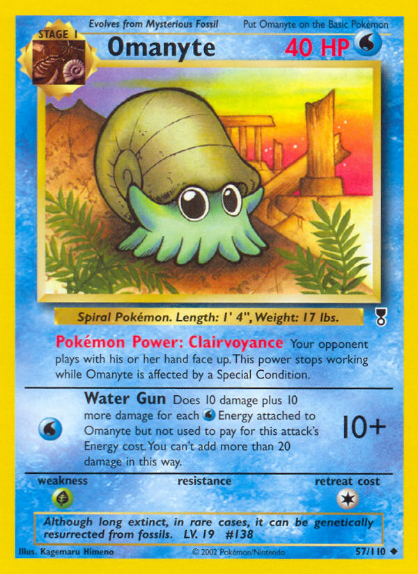 Omanyte (57/110) [Legendary Collection] | Tables and Towers