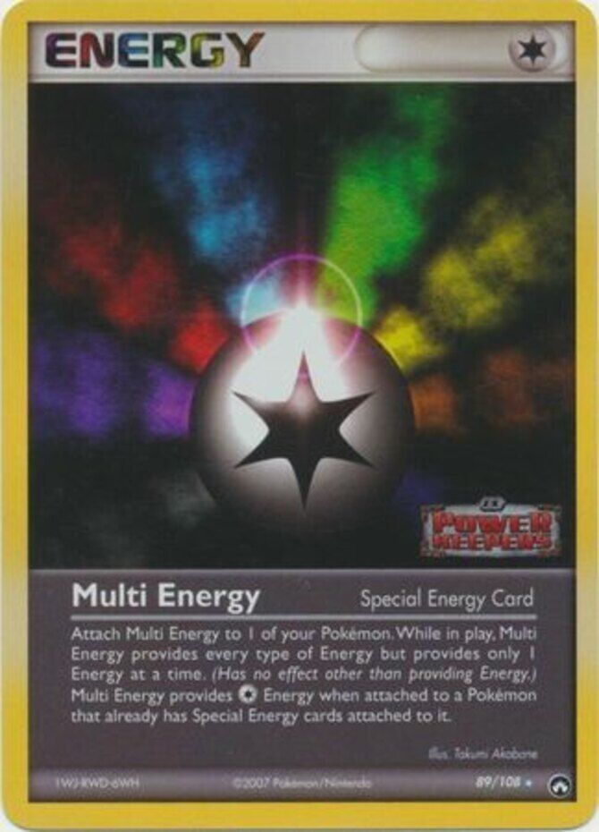 Multi Energy (89/108) (Stamped) [EX: Power Keepers] | Tables and Towers