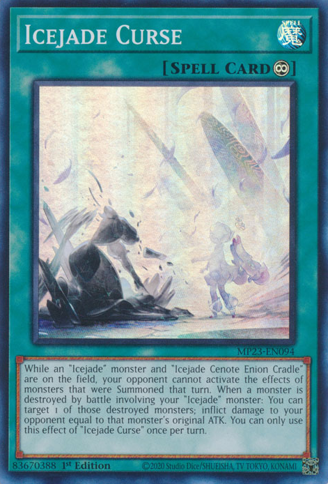 Icejade Curse [MP23-EN094] Super Rare | Tables and Towers