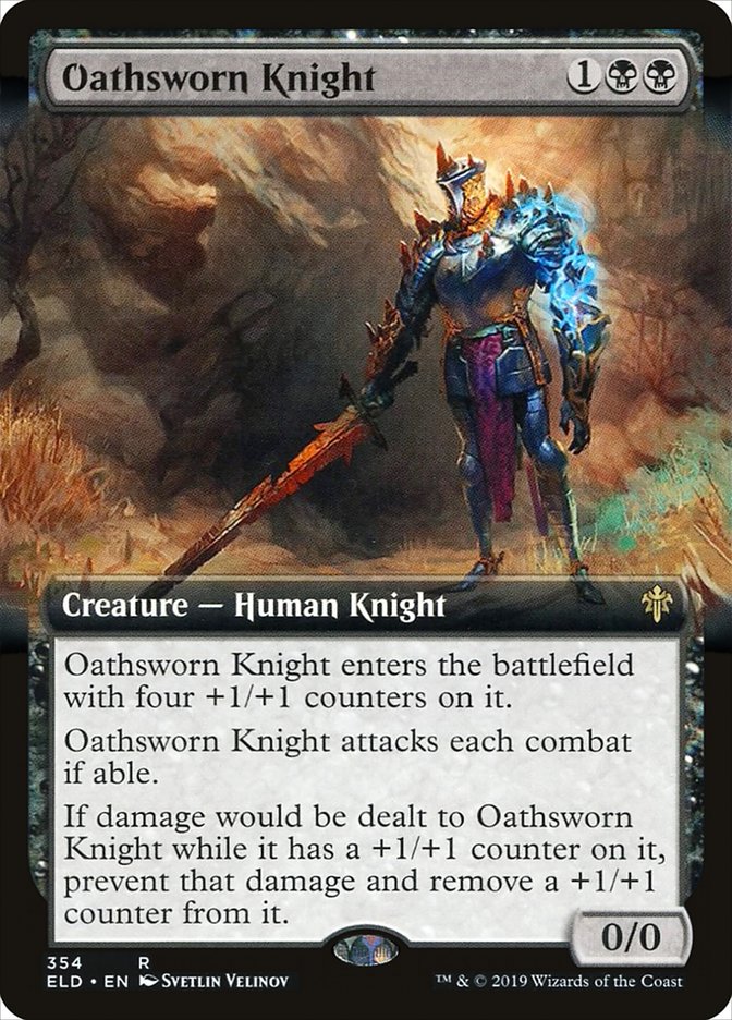 Oathsworn Knight (Extended Art) [Throne of Eldraine] | Tables and Towers