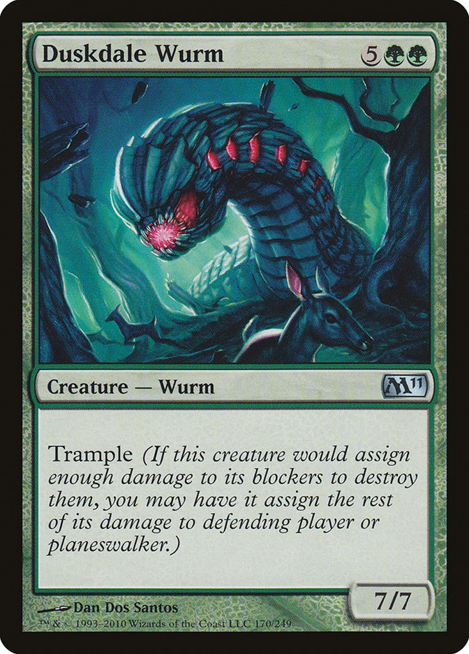 Duskdale Wurm [Magic 2011] | Tables and Towers