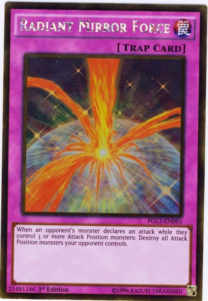 Radiant Mirror Force [PGL3-EN093] Gold Rare | Tables and Towers