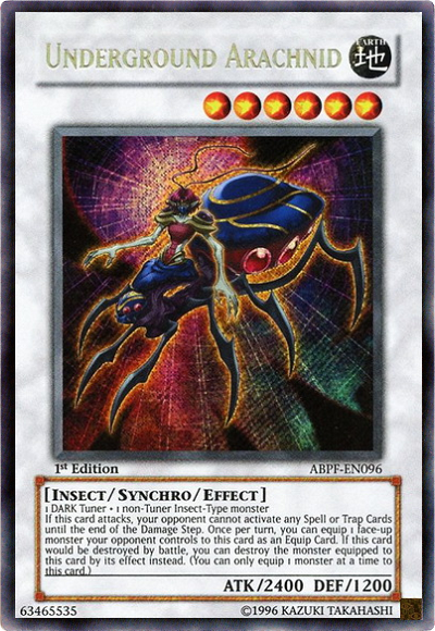 Underground Arachnid [ABPF-EN096] Secret Rare | Tables and Towers