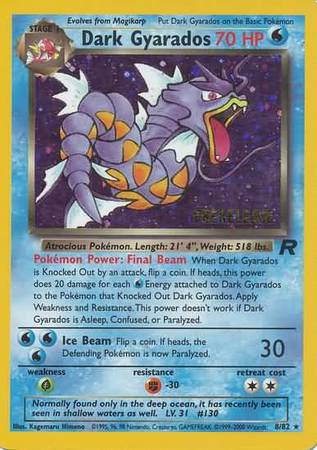 Dark Gyarados (8/82) (Prerelease Promo) [Team Rocket Unlimited] | Tables and Towers