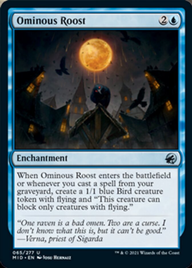 Ominous Roost [Innistrad: Midnight Hunt] | Tables and Towers