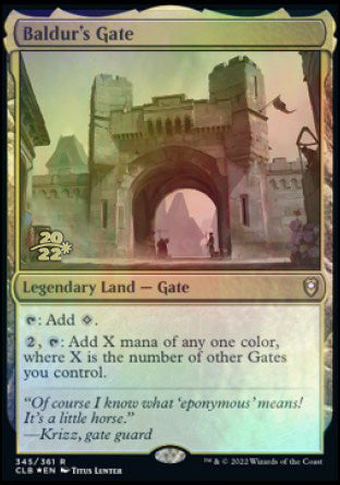 Baldur's Gate [Commander Legends: Battle for Baldur's Gate Prerelease Promos] | Tables and Towers