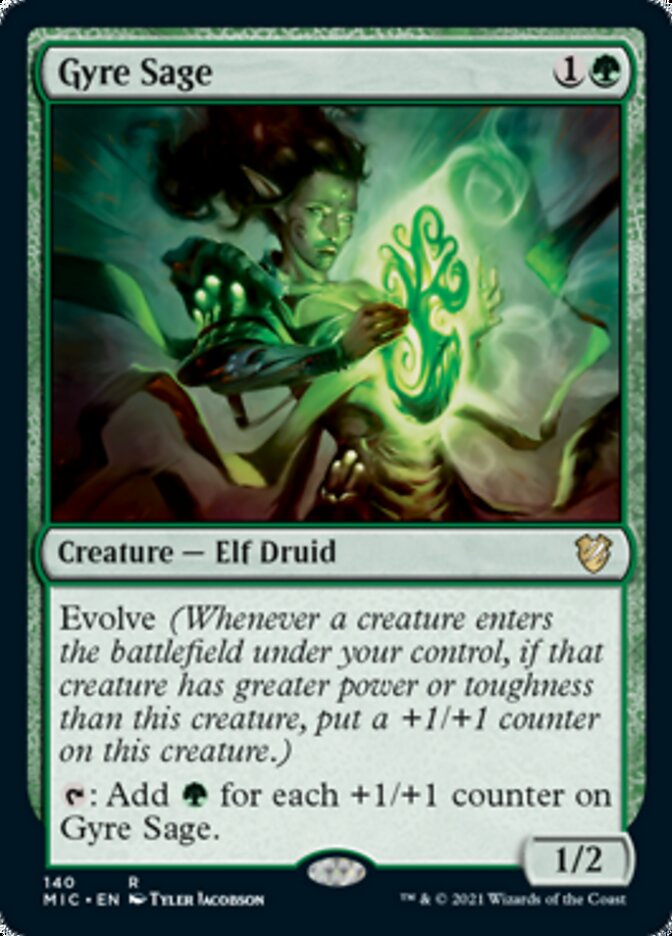 Gyre Sage [Innistrad: Midnight Hunt Commander] | Tables and Towers