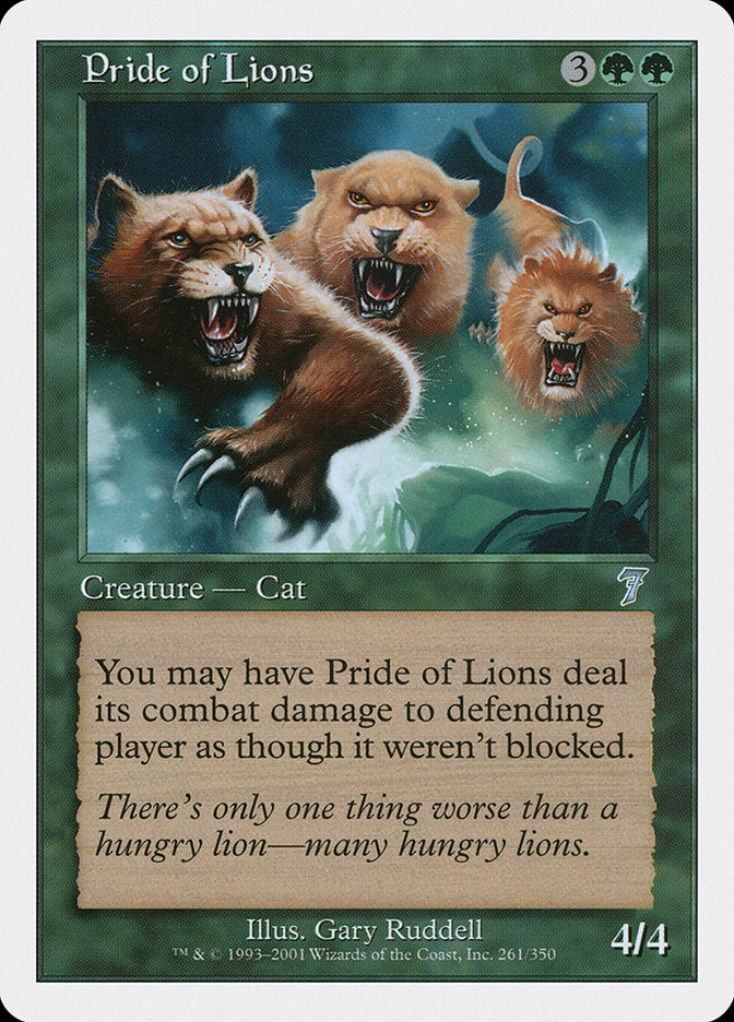 Pride of Lions [Seventh Edition] | Tables and Towers