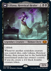 Liliana, Heretical Healer // Liliana, Defiant Necromancer [Commander Collection: Black] | Tables and Towers