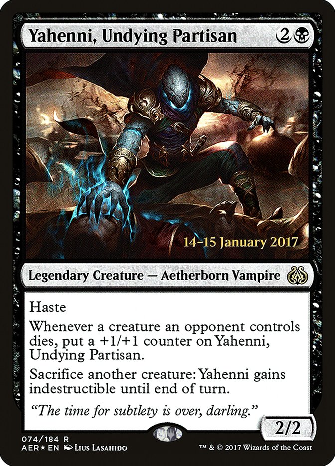 Yahenni, Undying Partisan [Aether Revolt Prerelease Promos] | Tables and Towers