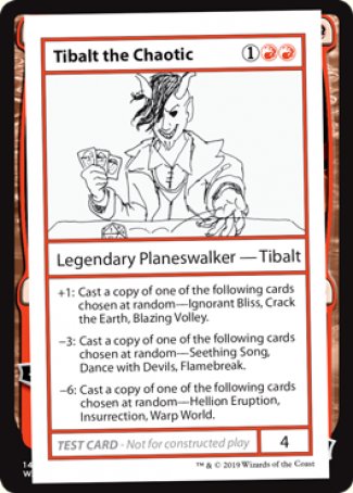 Tibalt the Chaotic (2021 Edition) [Mystery Booster Playtest Cards] | Tables and Towers