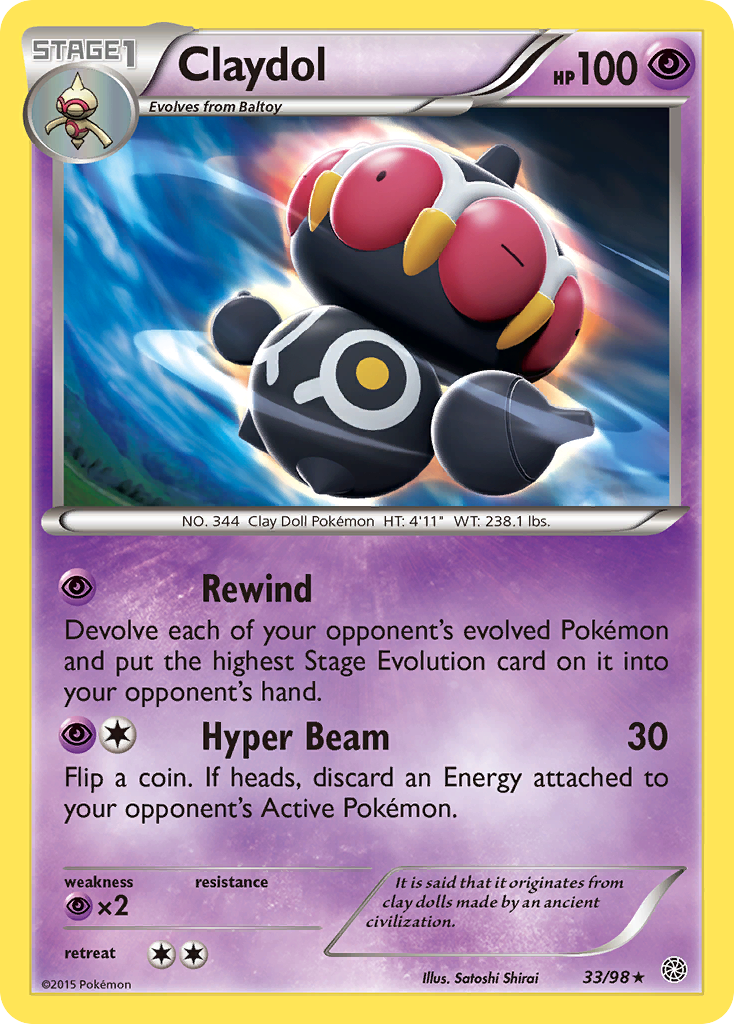 Claydol (33/98) [XY: Ancient Origins] | Tables and Towers