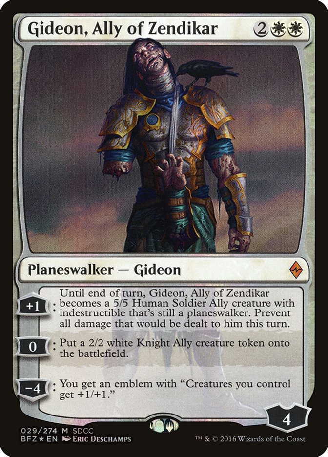 Gideon, Ally of Zendikar [San Diego Comic-Con 2016] | Tables and Towers