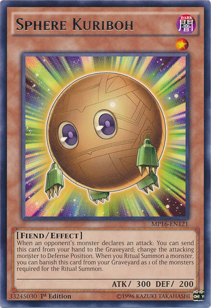 Sphere Kuriboh [MP16-EN121] Rare | Tables and Towers