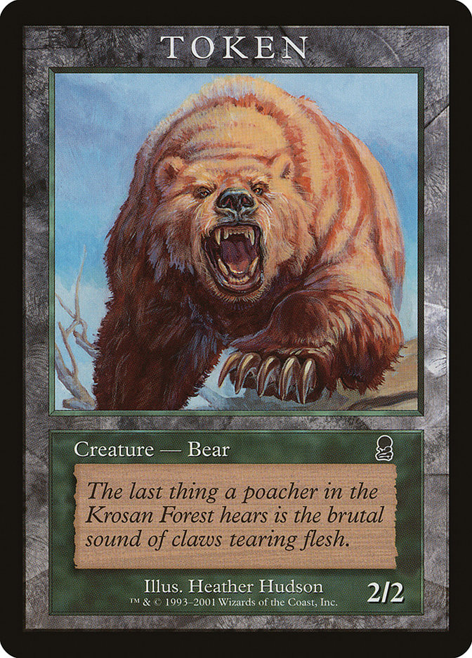 Bear Token [Magic Player Rewards 2001] | Tables and Towers