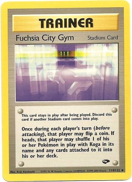 Fuchsia City Gym (114/132) [Gym Challenge Unlimited] | Tables and Towers