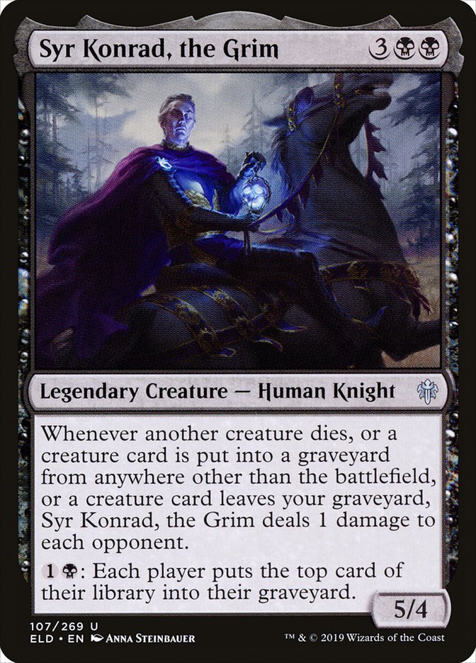 Syr Konrad, the Grim [Throne of Eldraine] | Tables and Towers