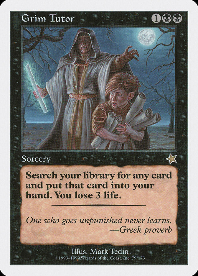 Grim Tutor [Starter 1999] | Tables and Towers