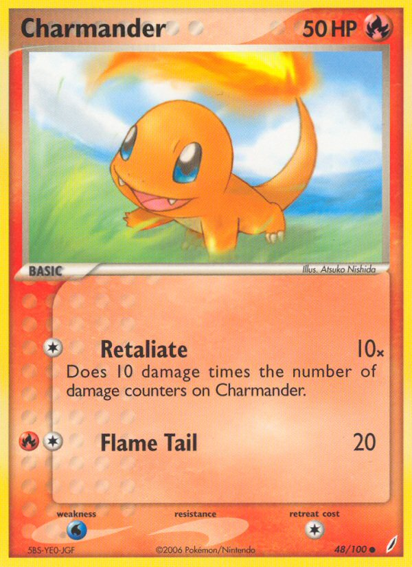 Charmander (48/100) [EX: Crystal Guardians] | Tables and Towers