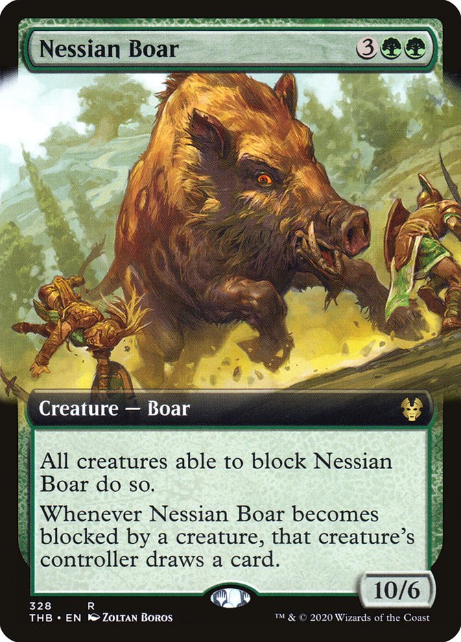 Nessian Boar (Extended Art) [Theros Beyond Death] | Tables and Towers