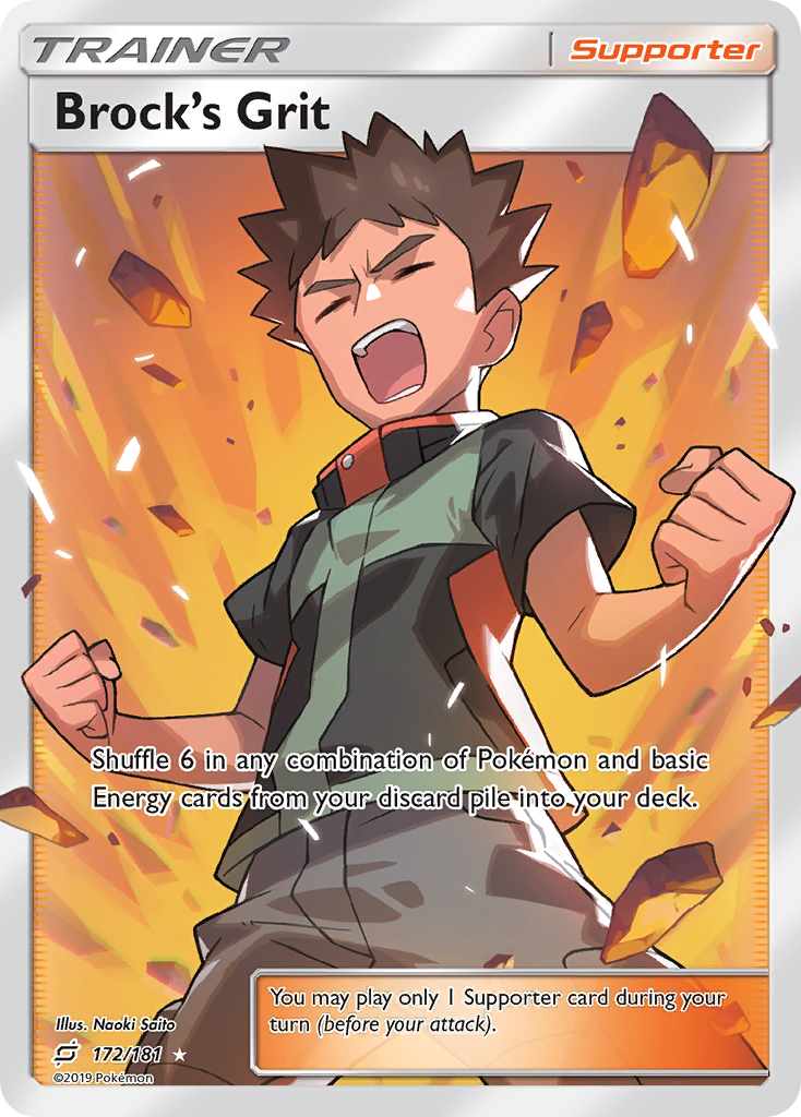 Brock's Grit (172/181) [Sun & Moon: Team Up] | Tables and Towers