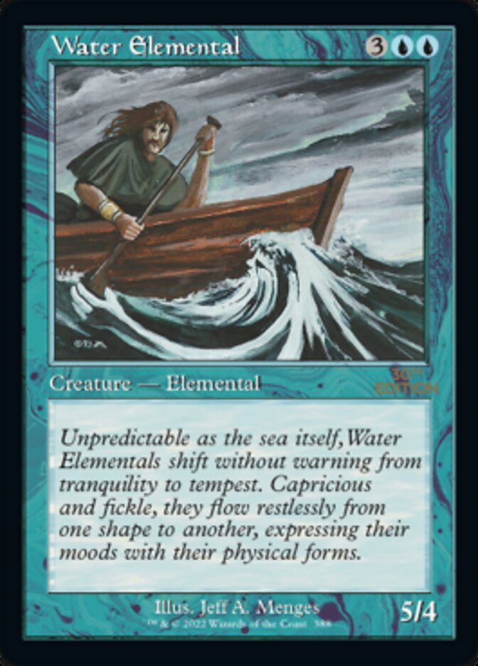 Water Elemental (Retro) [30th Anniversary Edition] | Tables and Towers