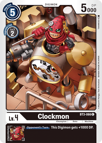 Clockmon [BT3-066] [Release Special Booster Ver.1.5] | Tables and Towers