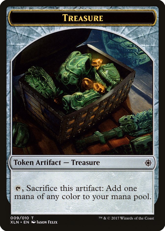 Treasure Token (009/010) [Ixalan Tokens] | Tables and Towers