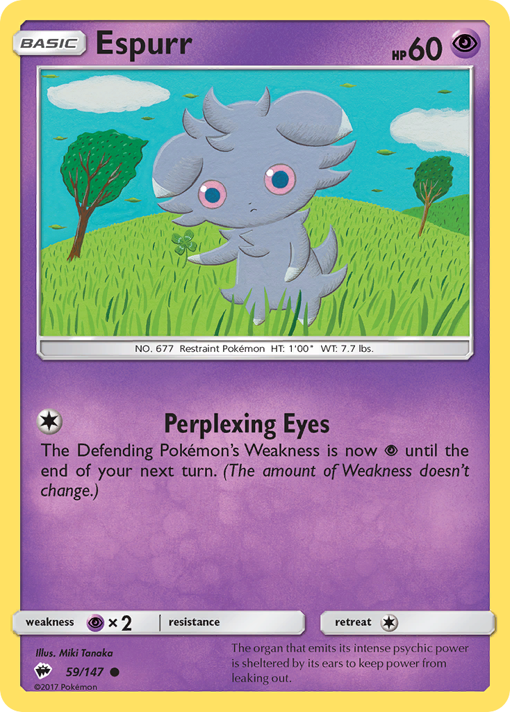 Espurr (59/147) [Sun & Moon: Burning Shadows] | Tables and Towers