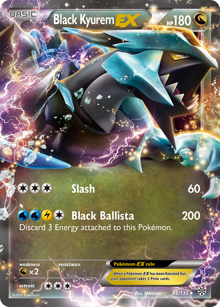 Black Kyurem EX (95/135) [Black & White: Plasma Storm] | Tables and Towers