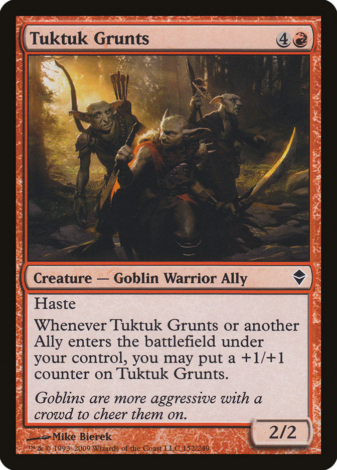 Tuktuk Grunts [Zendikar] | Tables and Towers