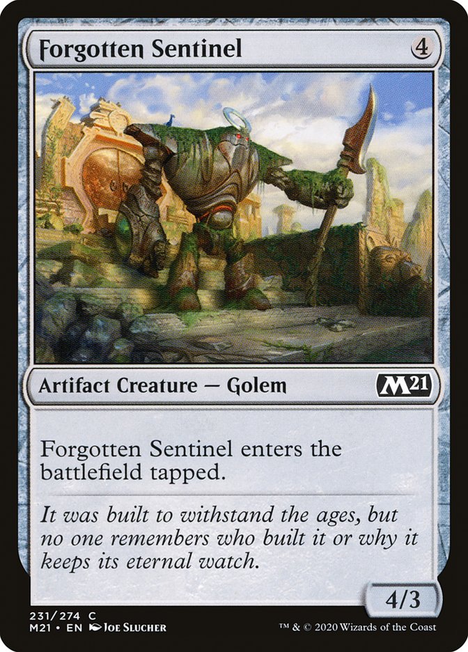 Forgotten Sentinel [Core Set 2021] | Tables and Towers