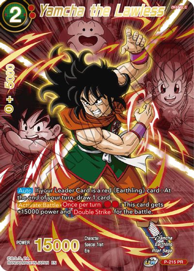 Yamcha the Lawless (Alternate Art) (P-215) [Special Anniversary Set 2021] | Tables and Towers