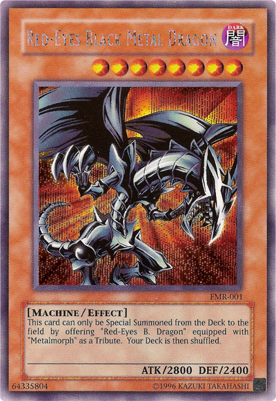 Red-Eyes Black Metal Dragon (Forbidden Memories) [FMR-001] Prismatic Secret Rare | Tables and Towers