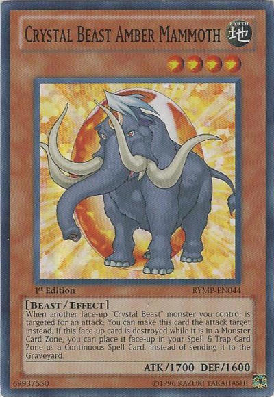 Crystal Beast Amber Mammoth [RYMP-EN044] Super Rare | Tables and Towers