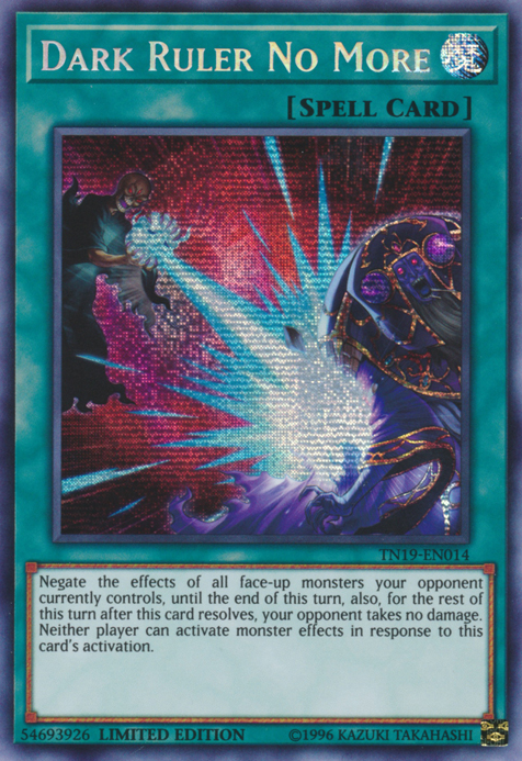 Dark Ruler No More [TN19-EN014] Prismatic Secret Rare | Tables and Towers