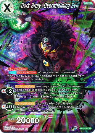 Dark Broly, Overwhelming Evil (BT11-064) [Vermilion Bloodline 2nd Edition] | Tables and Towers