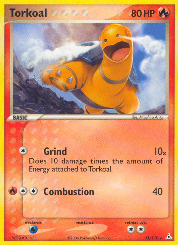 Torkoal (33/110) [EX: Holon Phantoms] | Tables and Towers