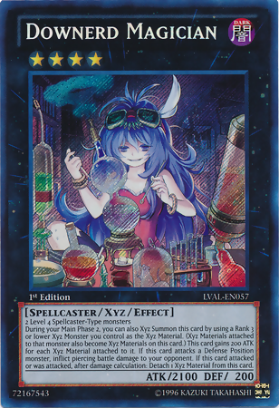 Downerd Magician [LVAL-EN057] Secret Rare | Tables and Towers