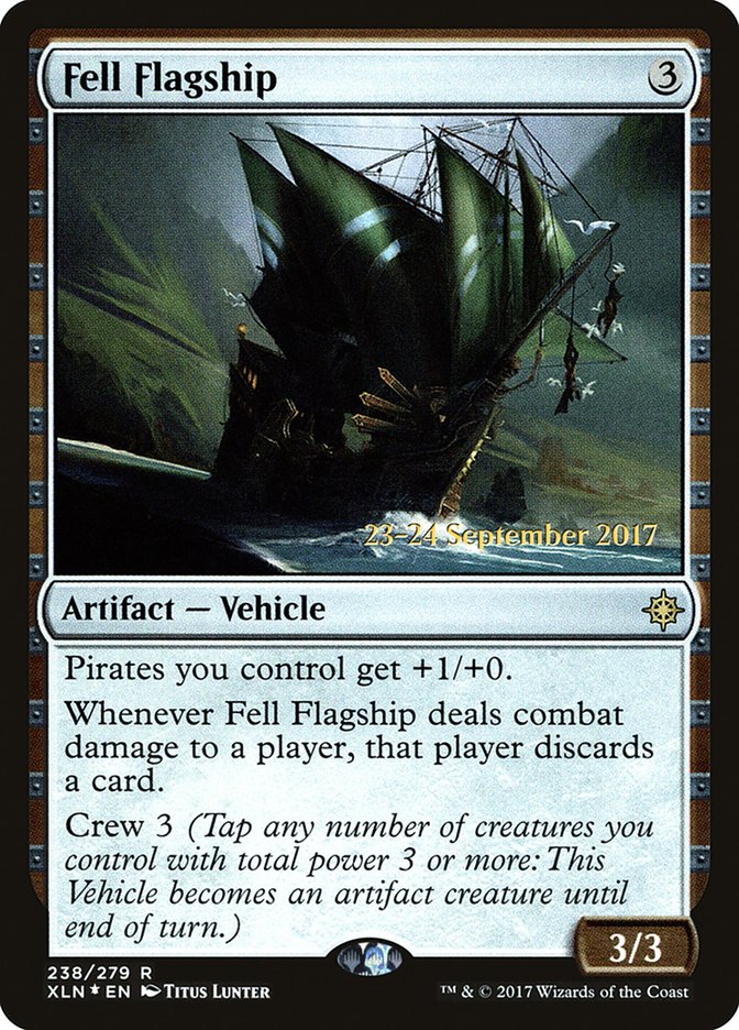 Fell Flagship [Ixalan Prerelease Promos] | Tables and Towers