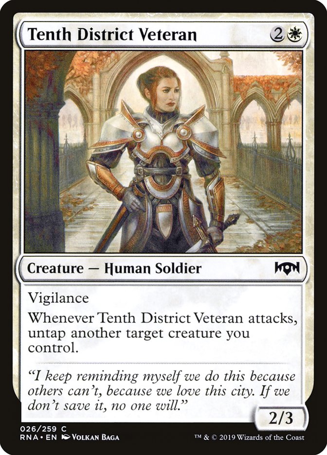 Tenth District Veteran [Ravnica Allegiance] | Tables and Towers