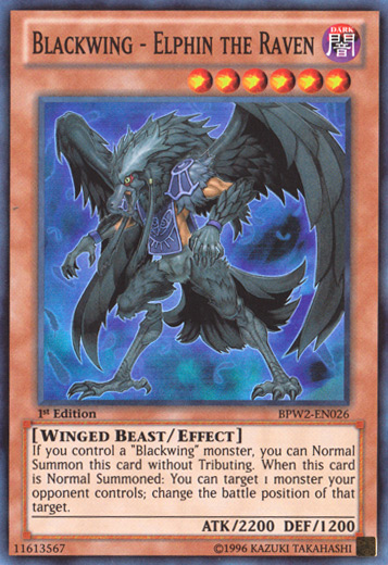 Blackwing - Elphin the Raven [BPW2-EN026] Super Rare | Tables and Towers