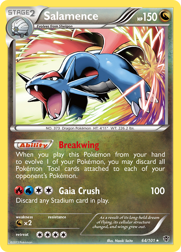 Salamence (64/101) [Black & White: Plasma Blast] | Tables and Towers