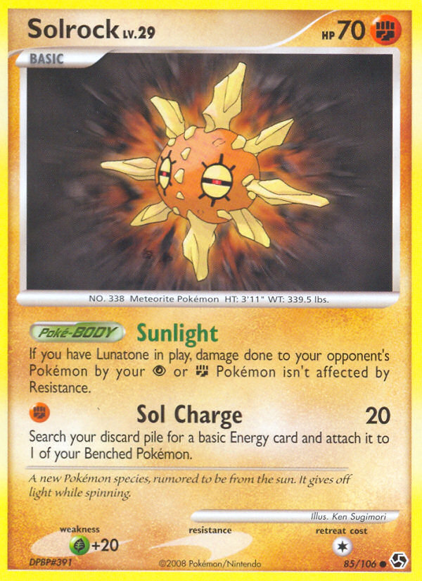 Solrock (85/106) [Diamond & Pearl: Great Encounters] | Tables and Towers