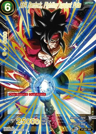 SS4 Bardock, Fighting Against Fate (Gold Stamped) (P-261) [Mythic Booster] | Tables and Towers